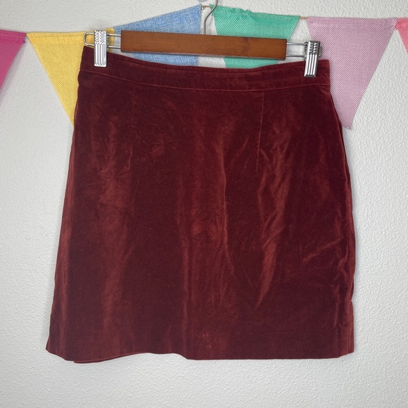 Rampage Dresses & Skirts - Vintage Y2K 90’s Rampage Velvet Velour Burgundy Mini Skirt | 9